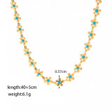 Joyería de acero de titanio para mujer, diseño de moda.