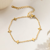 Joyería de acero de titanio para mujer, diseño de moda.