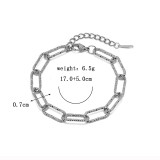 Joyería de acero de titanio para mujer, diseño de moda.