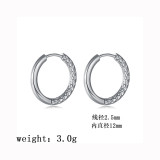 Juego de pendientes y aretes de lujo, accesorios versátiles, pendientes de titanio de corazón y perla, joyería geométrica.