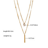 Joyería de acero de titanio para mujer, diseño de moda.