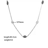 Joyería de acero de titanio para mujer, diseño de moda.