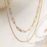 Joyería de acero de titanio para mujer, diseño de moda.