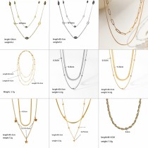 Joyería de acero de titanio para mujer, diseño de moda.