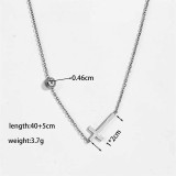 Joyería de acero de titanio para mujer, diseño de moda.