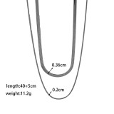 Joyería de acero de titanio para mujer, diseño de moda.