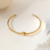Joyería de acero de titanio para mujer, diseño de moda.