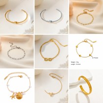 Joyería de acero de titanio para mujer, diseño de moda.