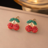 Juego de pendientes y aretes de lujo, accesorios versátiles, pendientes de titanio de corazón y perla, joyería geométrica.