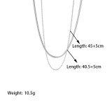 Joyería de acero de titanio para mujer, diseño de moda.