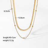 Joyería de acero de titanio para mujer, diseño de moda.
