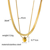 Joyería de acero de titanio para mujer, diseño de moda.