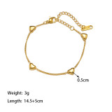 Joyería de acero de titanio para mujer, diseño de moda.