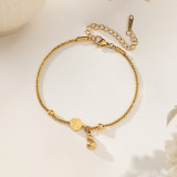 Joyería de acero de titanio para mujer, diseño de moda.
