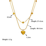 Joyería de acero de titanio para mujer, diseño de moda.