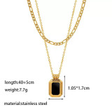 Joyería de acero de titanio para mujer, diseño de moda.