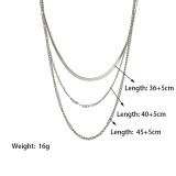Joyería de acero de titanio para mujer, diseño de moda.