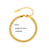Joyería de acero de titanio para mujer, diseño de moda.