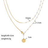 Joyería de acero de titanio para mujer, diseño de moda.