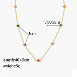 Joyería de acero de titanio para mujer, diseño de moda.