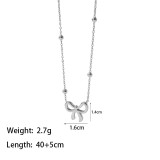 Joyería de acero de titanio para mujer, diseño de moda.
