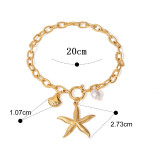 Joyería de acero de titanio para mujer, diseño de moda.