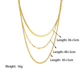 Joyería de acero de titanio para mujer, diseño de moda.