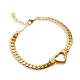 Joyería de acero de titanio para mujer, diseño de moda.