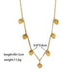 Joyería de acero de titanio para mujer, diseño de moda.