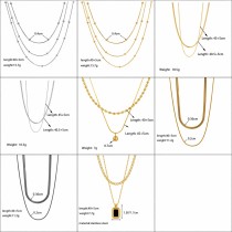 Joyería de acero de titanio para mujer, diseño de moda.