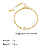 Joyería de acero de titanio para mujer, diseño de moda.