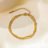 Joyería de acero de titanio para mujer, diseño de moda.