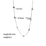 Joyería de acero de titanio para mujer, diseño de moda.