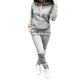 Hot style solid color hoodie set with hat