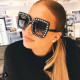 Oversize sunglasses Top Luxury Brand Designer Sunglasses for Women Square Shades Womens Sun glasses Fashion Retro Sunglasses