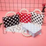 Female Pearl Wave Point Small Square Bag Female Crossbody Bags For Women 2020 High Quality Chain Shoulder Bag tasjes dames