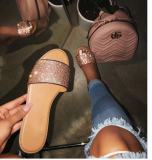 New Summer Women Crystal Slippers Glitter Flat Soft Bling Female Candy Color Flip Flops Outdoor Ladies Slides Hot Beach Shoes