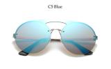 Oversized Round Fashion Sunglasses Brand Designer 2020 Luxury Mirror Sun glasses Men Shades For Women Vintage glasses UV400