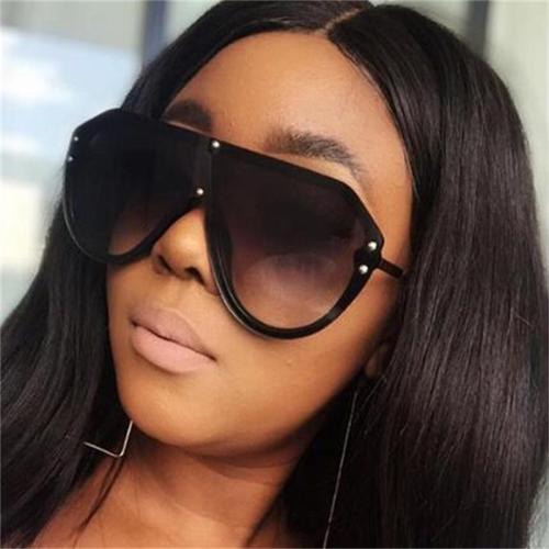 Oversized Sunglasses Men Vintage Brand Pilot Sun Glasses Women Big Frame Black Sunglass 2020 Pink Yellow Retro Eyewear UV400