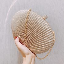 Women Clutches Long Hand Bag Ladies Bling Rhinstone Evening Bag Shoulder Chain Bag Party Banquet Evening Clutch Bags Bolsa