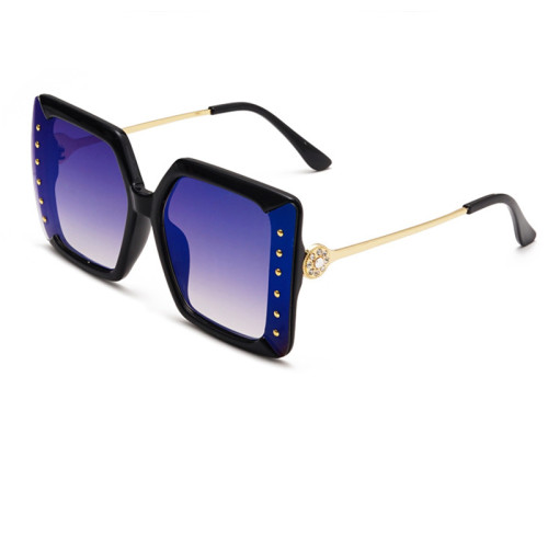2020 Brand Metal Square Sunglasses Women 2019 New Sexy High Quality Luxury Sun Glasses Shades For Female Oversized glasses