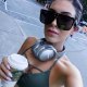 fashionable women's sunglasses 2020 Oversized Square Sunglasses Women Luxury Brand Fashion Flat Top Gradient eyewears Acetate
