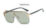 fashion Oversized ladies sunglasses vintage 2020 New Luxury brand  rimless Square men sunglasses Gradient shades Glasses sun
