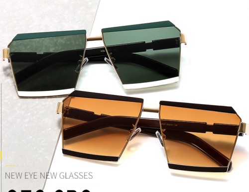 Hot Fashion Square Sunglasses Women Luxury Sunglasses  Brand new Design Unique Exterior Reflective Sunglasses Man Outdoor Glasse