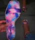 Spring/summer new printing bright women 2020 sandals outdoor wild casual sandals flat beach slippers non-slip durable home back