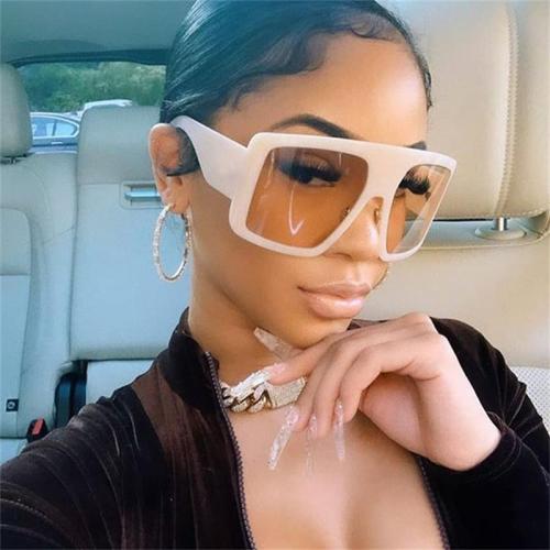 Women's Fashion Luxury Brand Pink Oversized Sun Glasses Big Frame Square Sunglasses Men Male Retro Driving Glasses