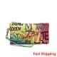 Rainbow Colors Bags 2020 Hot Women Colorful Wallets Graffiti Ladies Clutch Bags Leisure Female Lazer Bright Purse New Coin Purse