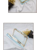 2020 Multi-Color Transparent WOmen Evening Bag Acrylic Day Clutches Phone Makeup Wallet Banquet Party Ladies Chain Shoulder Bag