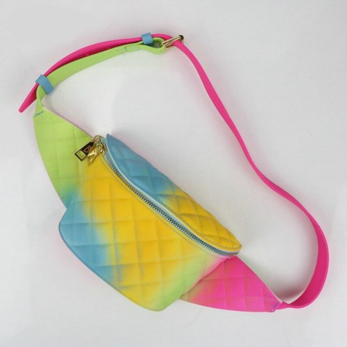 Luxury Fanny Pack for Women Waist Bag designer Rainbow Color Chest/ Belt Bag PVC Jelly Purse Waist Packs Ladies Crossbody Bags