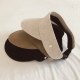 Simple Winter Baseball Cap Men Women Adjustable Empty Top Warm Wool Cap Ski Outdoor Cap Casual Winter Visor Sun Cap Beige Black